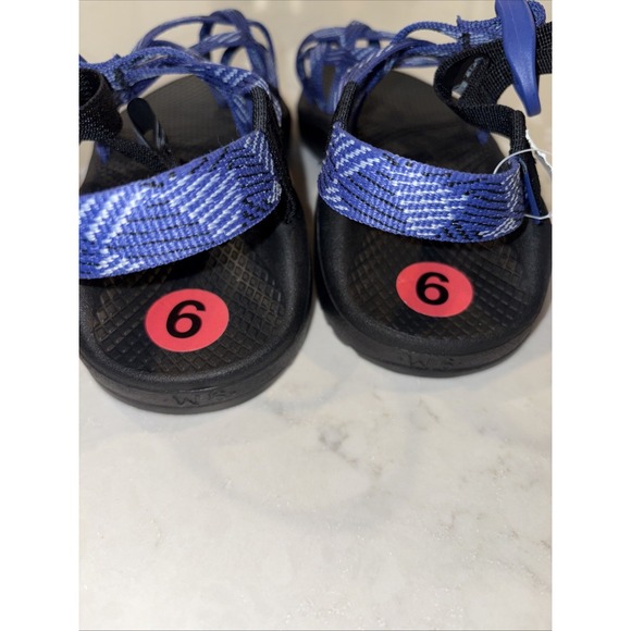 Chaco Z Cloud X2 Double Strap Blue Hiking Outdoor Shoes Women's Size US 6 Sandal - Picture 3 of 4